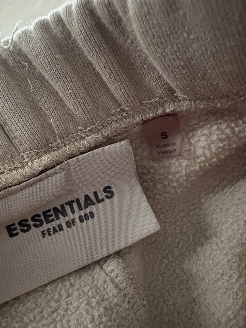 ESSENTIALS Men’s Taupe/Beige Jogger Sweatpants - Picture 4 of 6